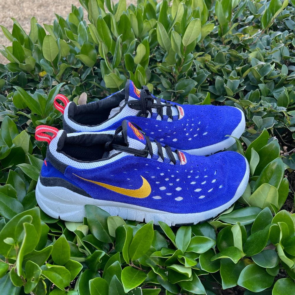 Nike Free Run Trial Mens Sneakers 10.5 Color Concord Blue CW5814-401.